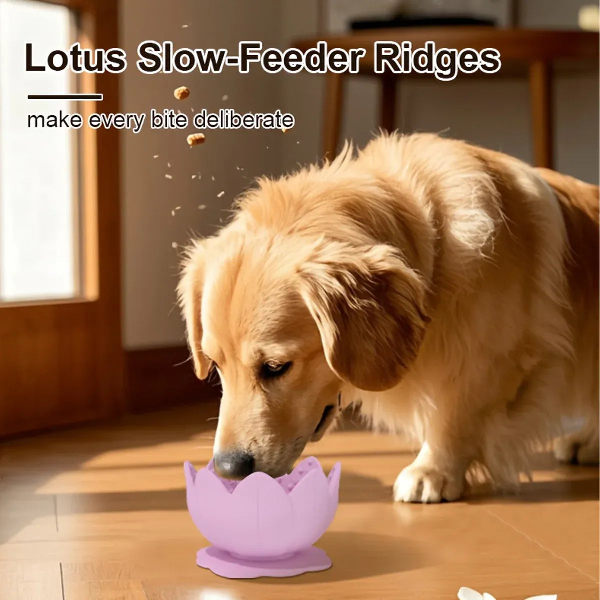 Shape Food Grade Material Dog Slow Feeder Bowl Non Slip Promote Healthy Eating
