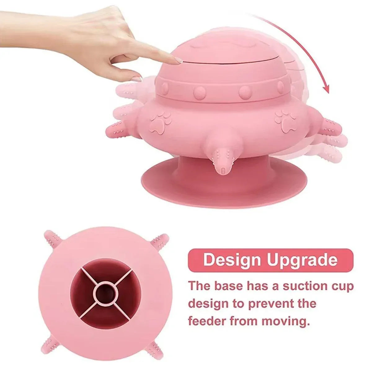 Silicone Pet Feeding Device Anti-choking Bionic Breast-feeding Water Feeder - Green