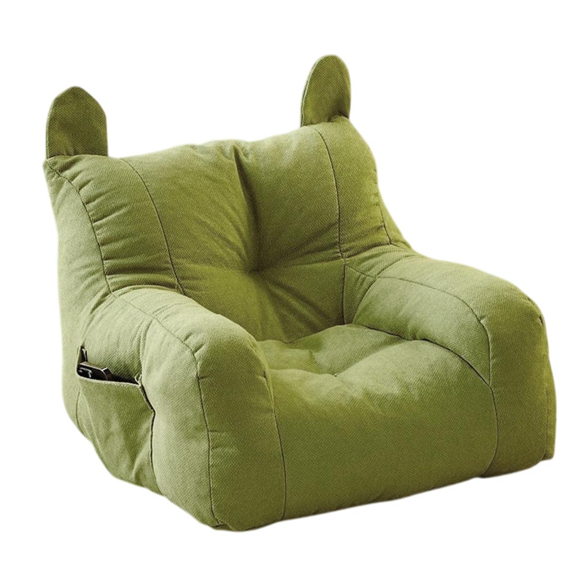 Small Sofa Chair Couch for Living Room Family Pet Furniture Comfortable Seat - White