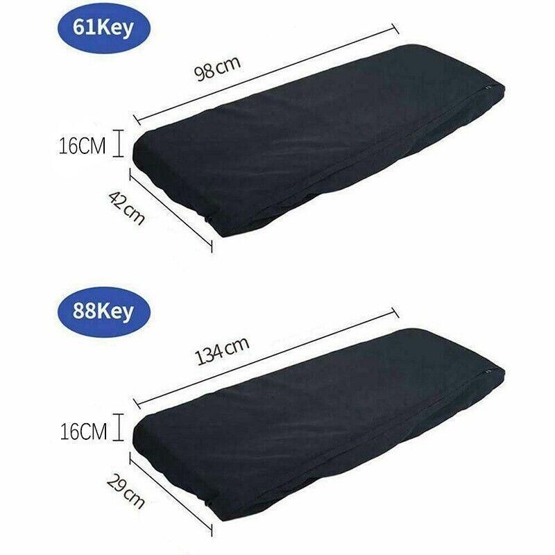 61/88 Key Piano Keyboard Dust Cover For Electronic Keyboard And Digital Piano - 61 Key