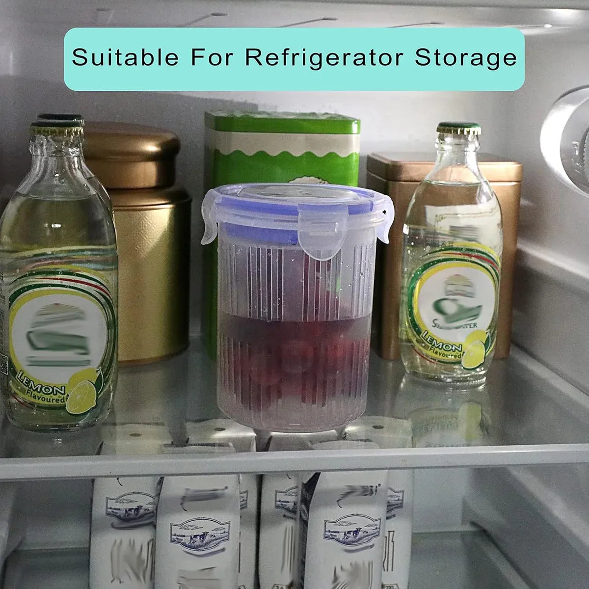 Pickle Basket Drainage Preservation Kimchi Jar Separator Fermentation Container