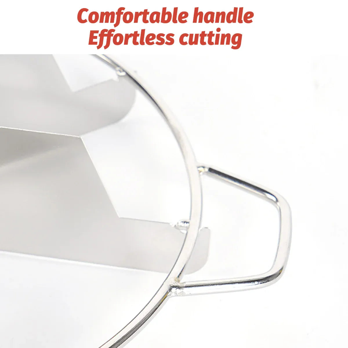Round Pizza Cake Cutter Stainless Steel Pie Divider for Even Equal Slices Use