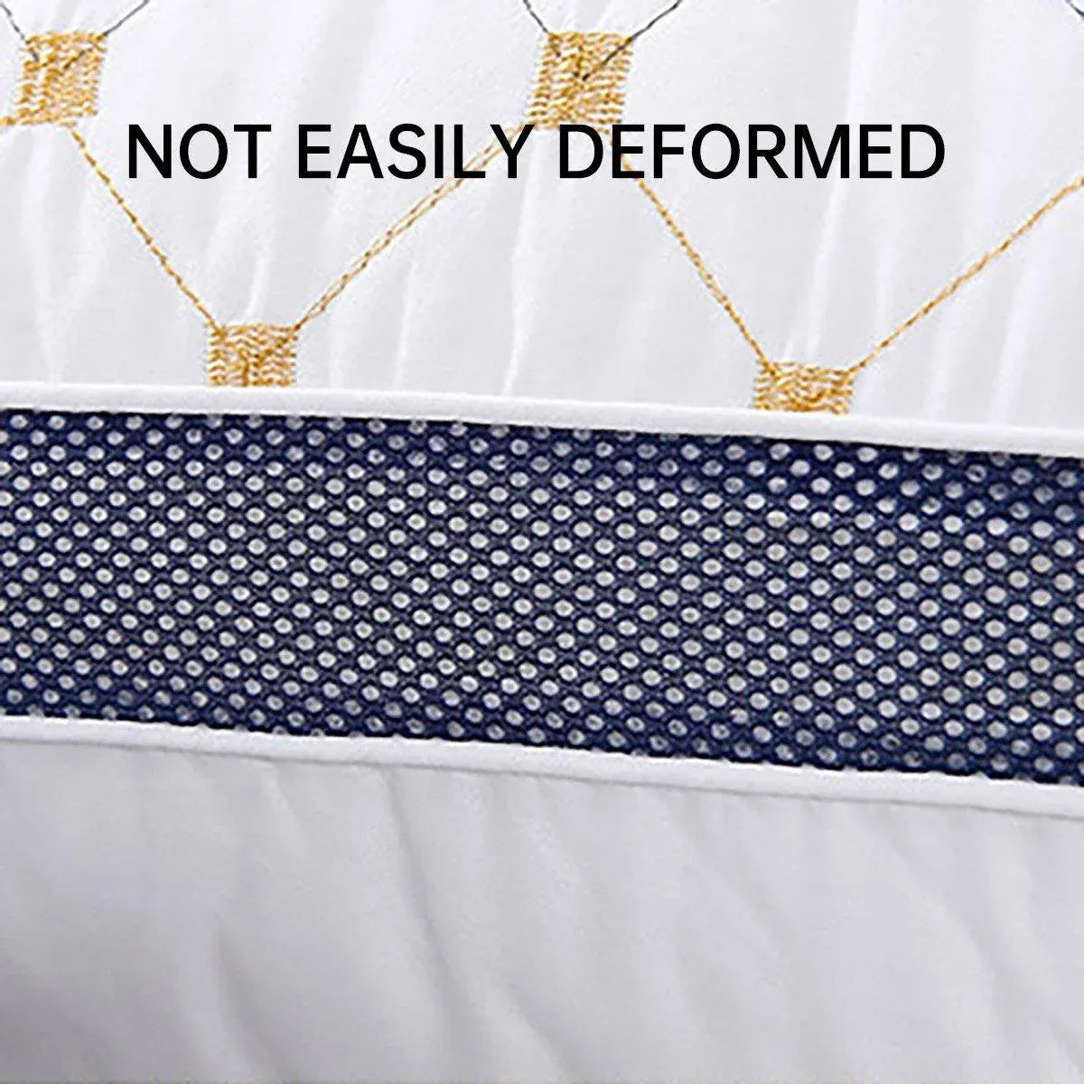 1/2pcs High Rebound Feather Velvet Pillow Washable Soft Bed Cushion Core Support - 700g-2pcs