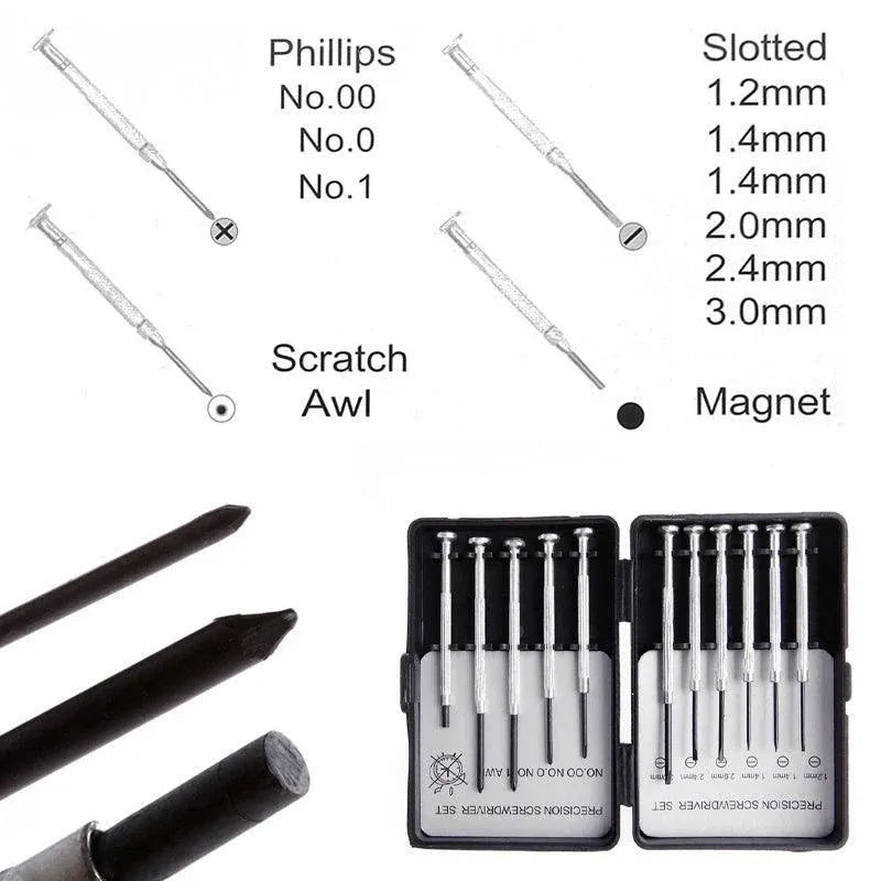 11 Pcs Precision Screwdriver Set Mobile Laptop Watch Glasses Small Driver