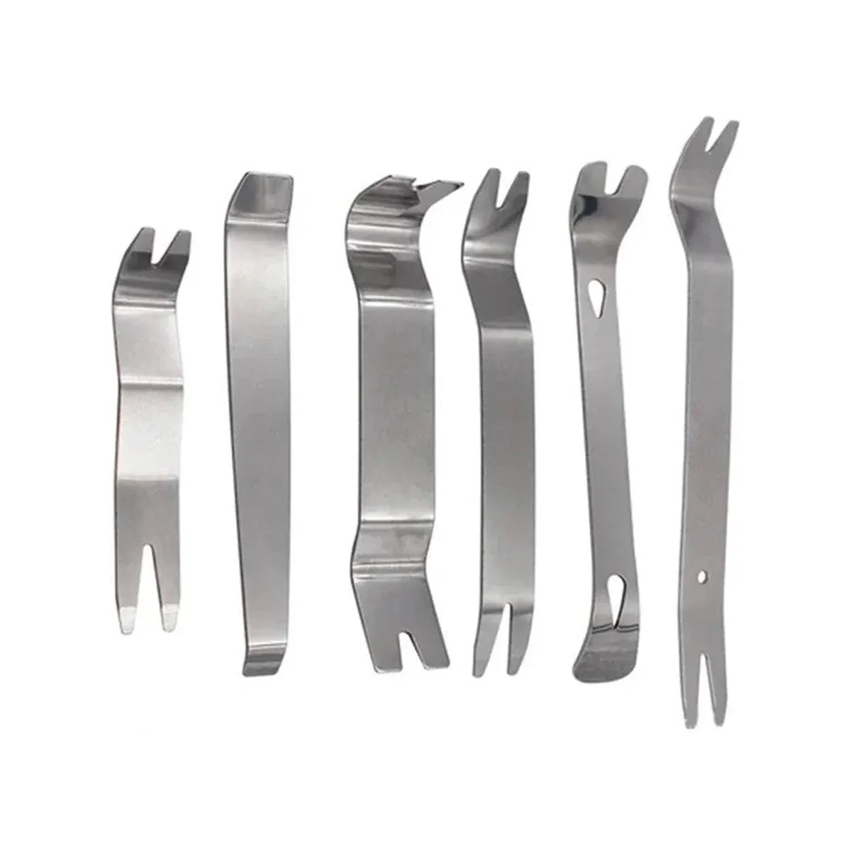 6pcs Pry Bar Tool Set Metal Dismantling Plate Fastener Remover For Car Repair