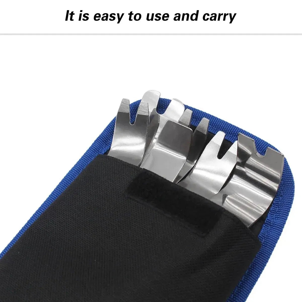 6pcs Pry Bar Tool Set Metal Dismantling Plate Fastener Remover For Car Repair