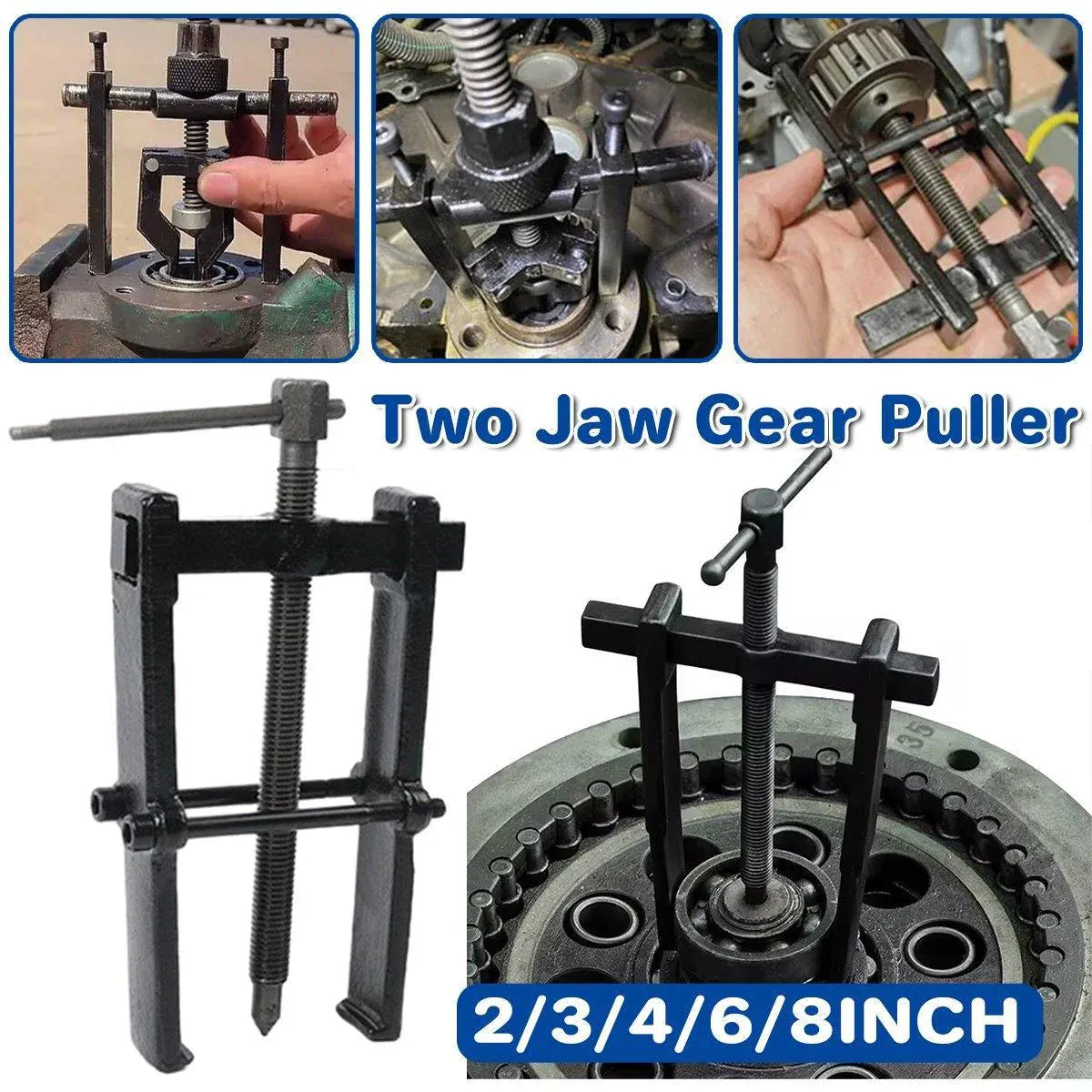 Small Wheel Bearing Puller Two Claws Dismantling Multifunctional Remover Tool - 6 inch