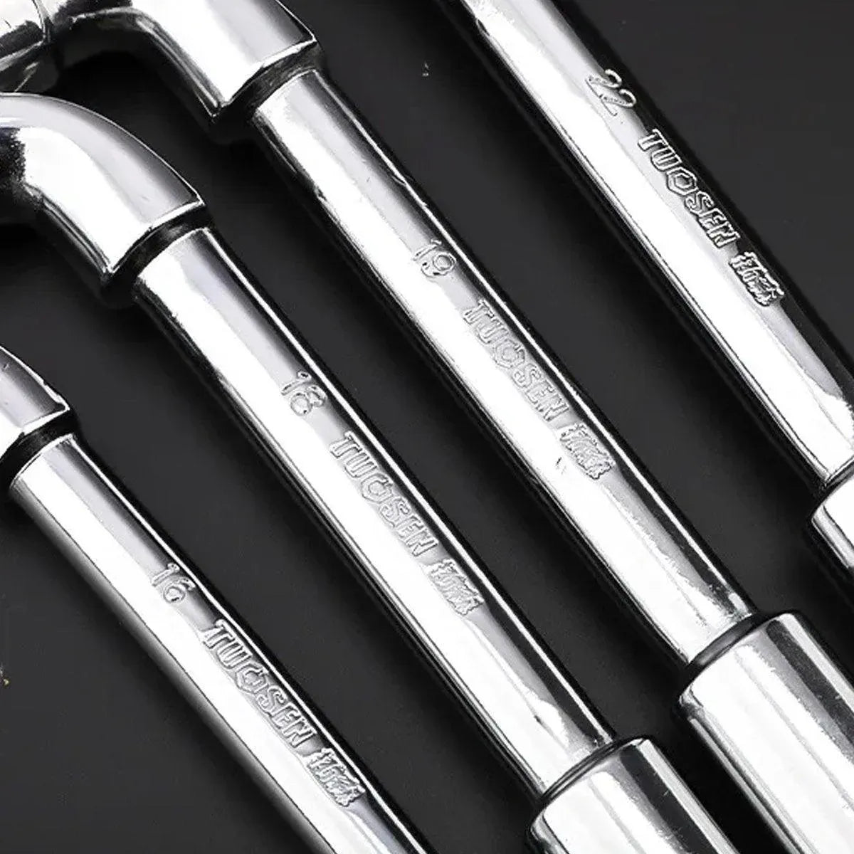 22mm L-Shaped Elbow Socket Wrench, Chrome-Vanadium Steel