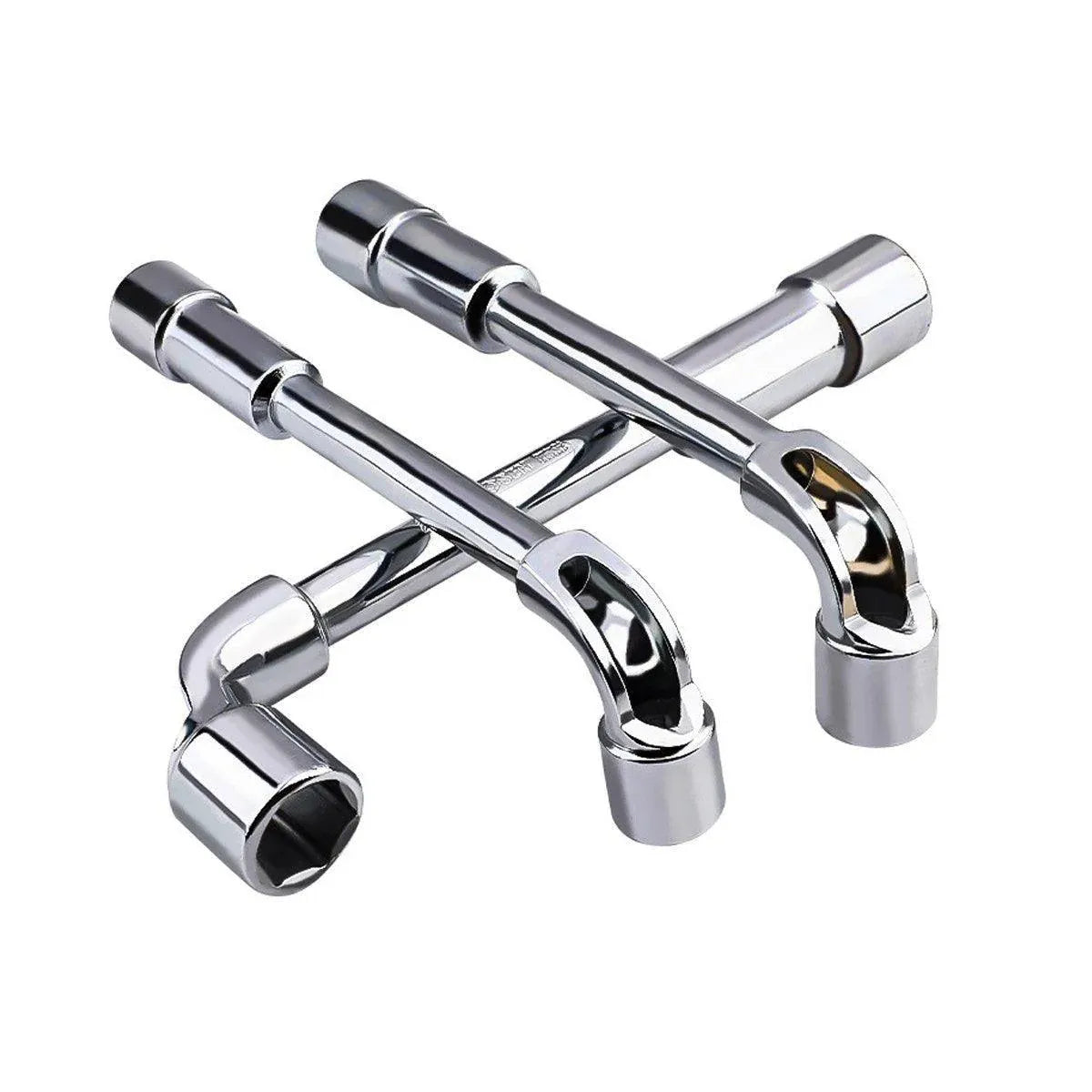22mm L-Shaped Elbow Socket Wrench, Chrome-Vanadium Steel