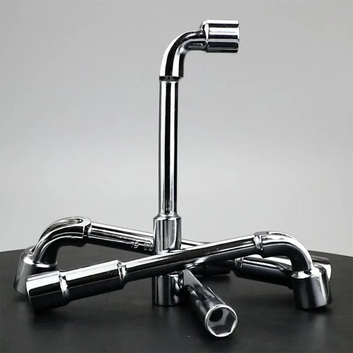 6-23mm L Shaped Socket Wrench Elbow Multi Size Hardware Repair Tool Set - 24mm