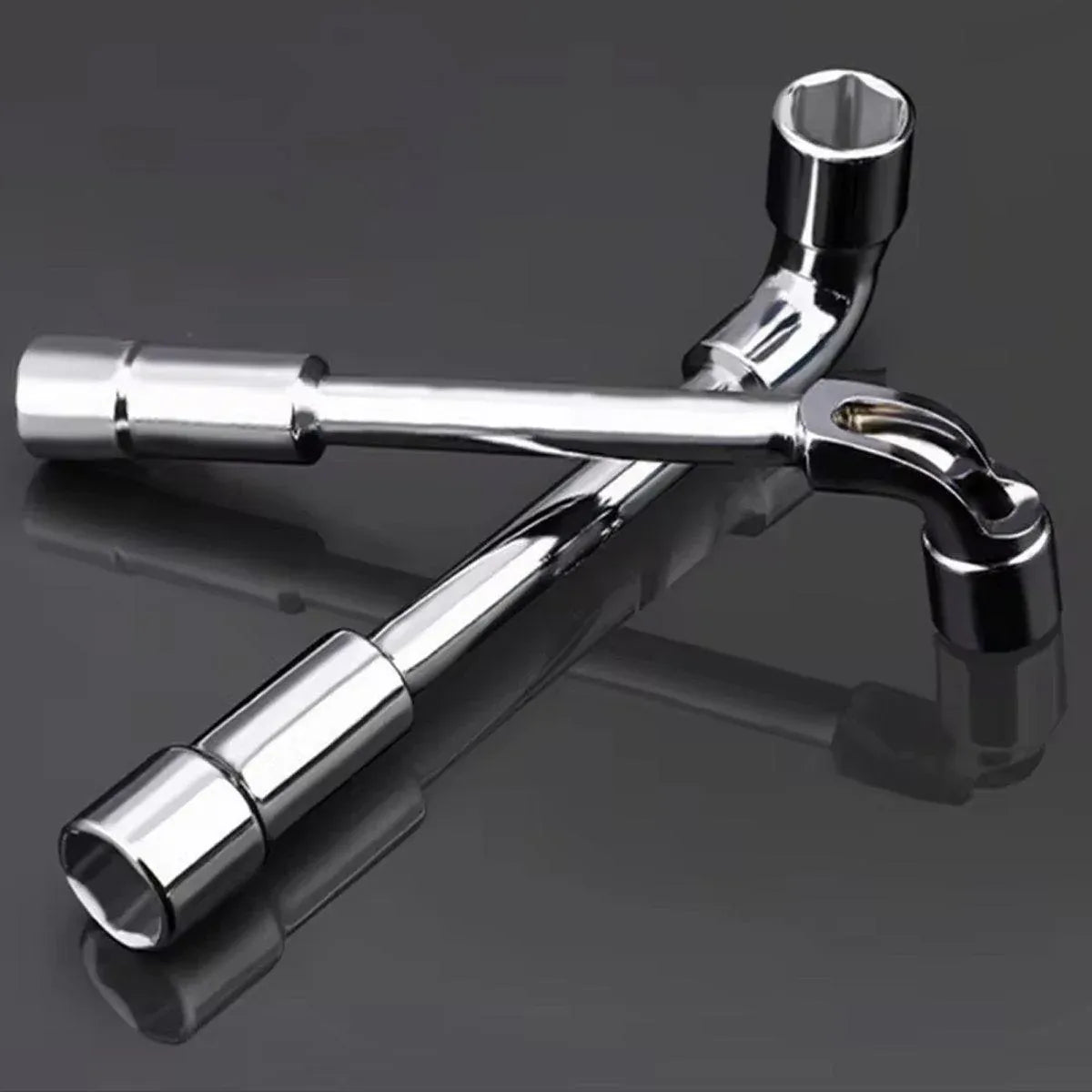 6-23mm L Shaped Socket Wrench Elbow Multi Size Hardware Repair Tool Set - 24mm