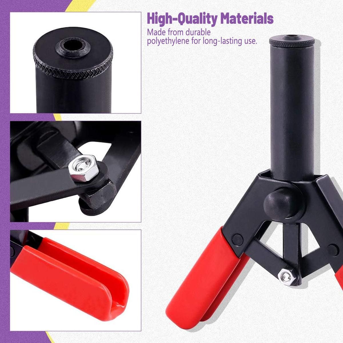 41 Piece Plastic Rivet Tool Set Quick Release Polyethylene Riveting Kit