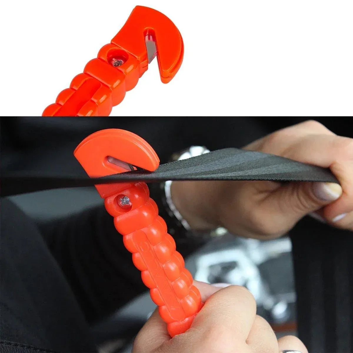 2 Pack Car Safety Hammer Emergency Window Breaker Escape Tool for Vehicle Rescue