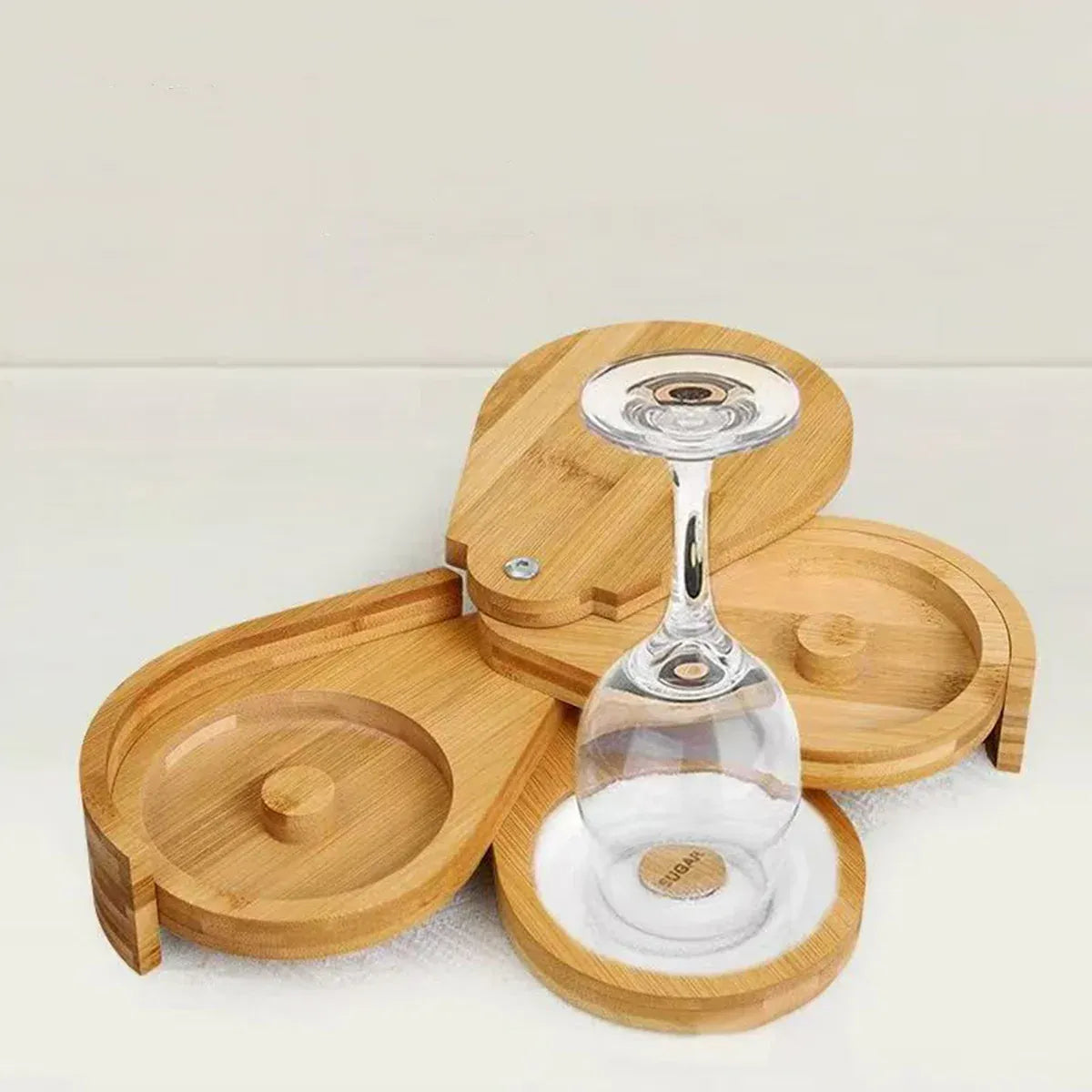 Bamboo Salt Jar Spice Container with Lid for Cooking Seasoning Storage Home Use