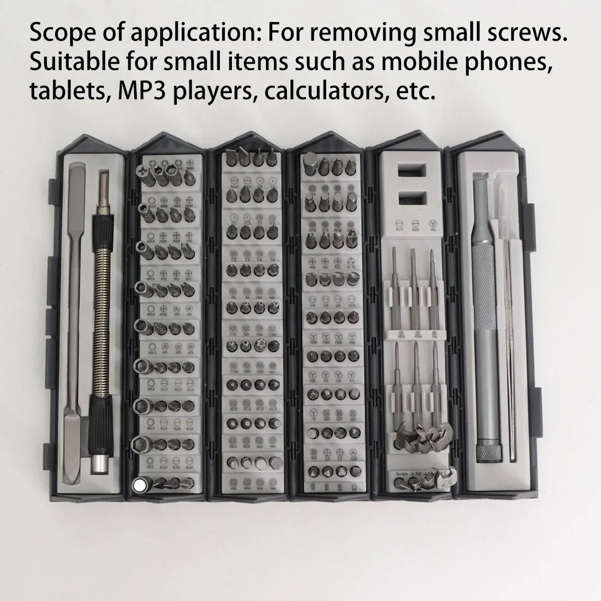 Screwdriver Set 128 in 1 Precision Repair Tool Kit Multi Functional for Home Use