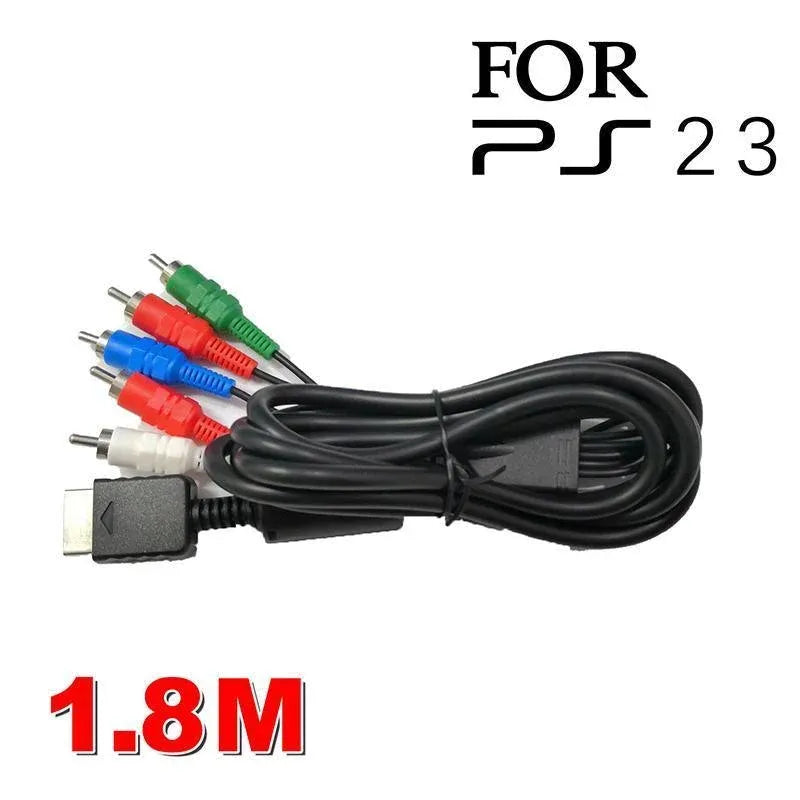 1.8M HD AV Video Audio Component Cable for SONY PS2 PS3 Playstation 2 3