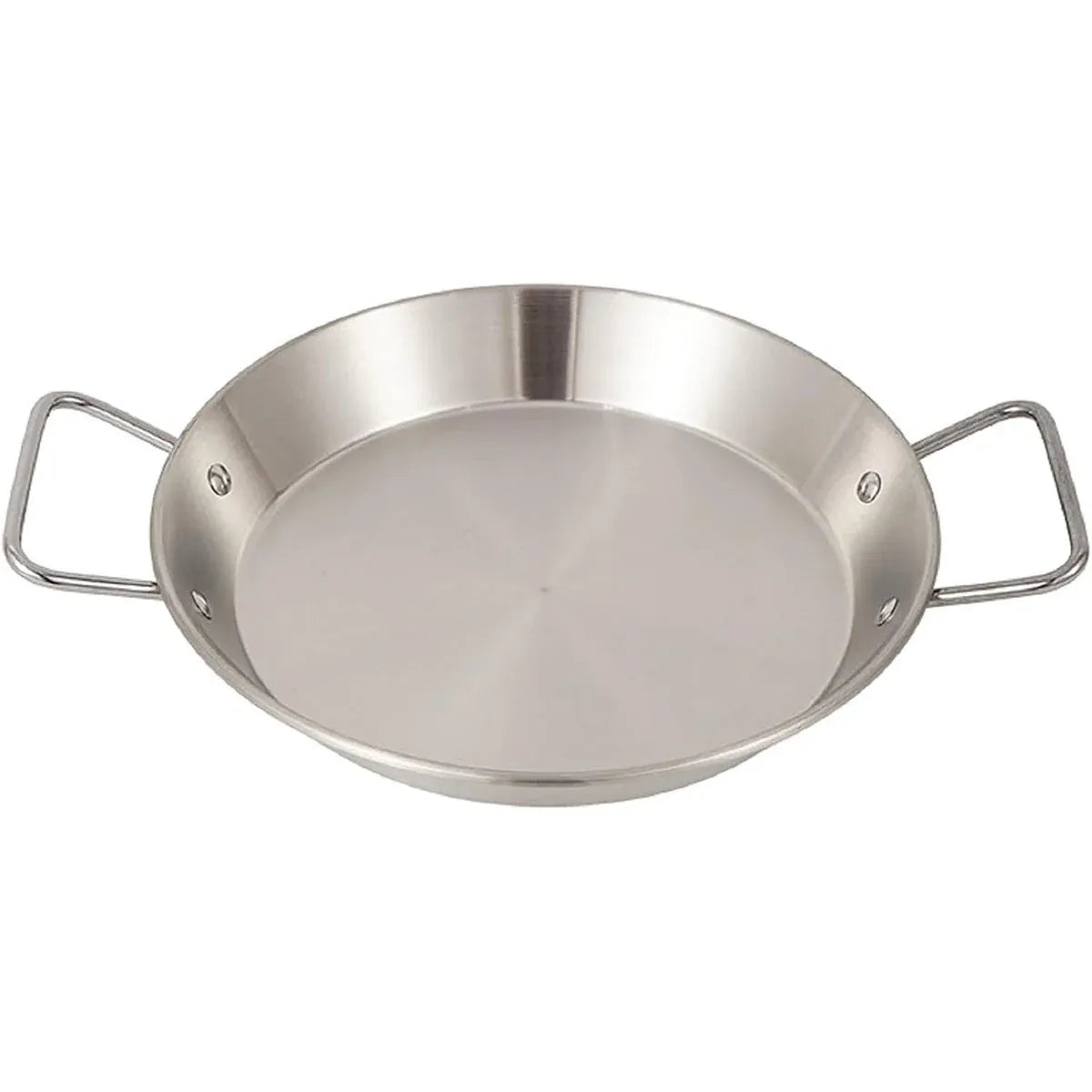 Nonstick Frying Pan Stainless Steel Fry Skillet Safe Camping Binaural Saucepan