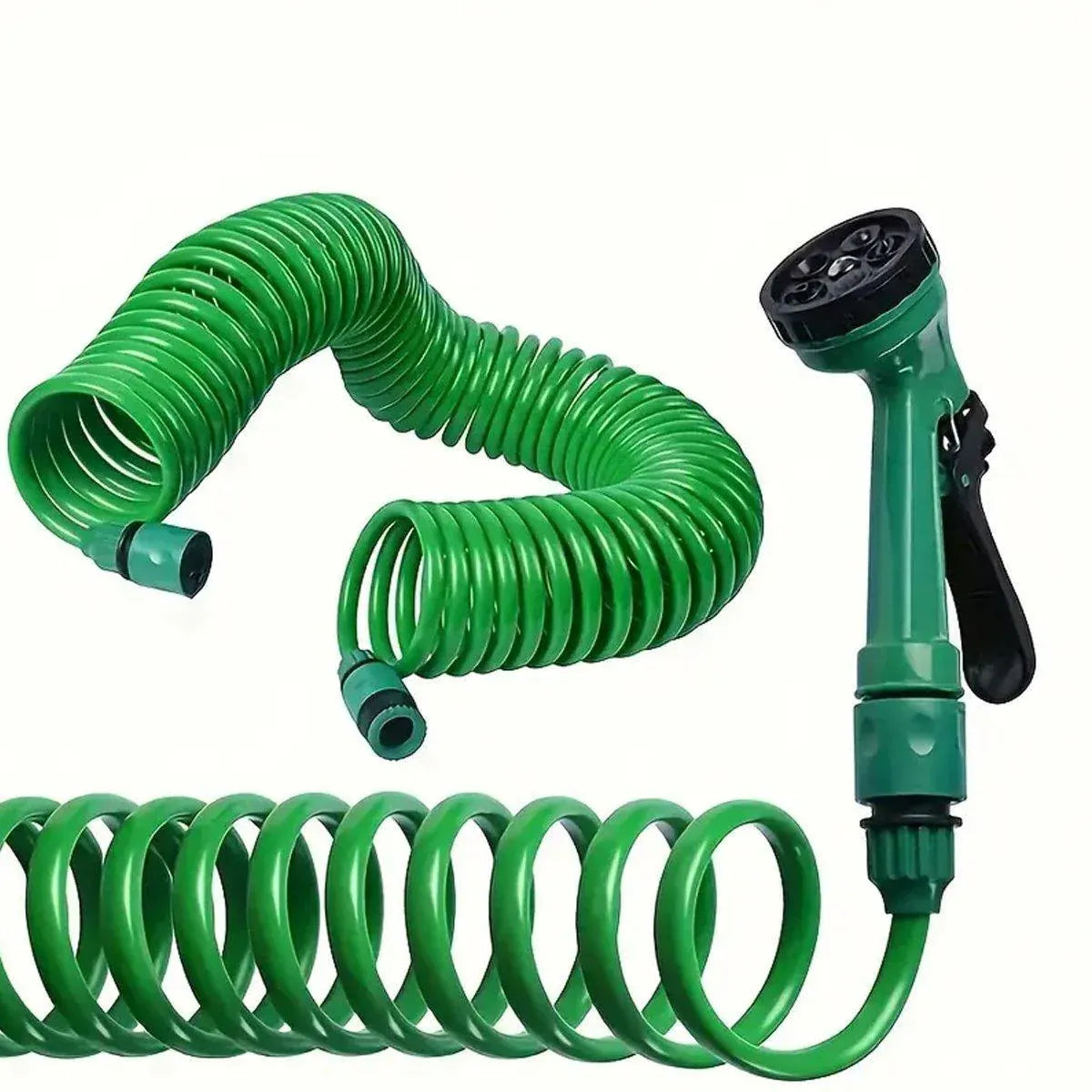 Telescopic Water Hose with Nozzle Garden Sprinkler for Plant Watering Household - 10m