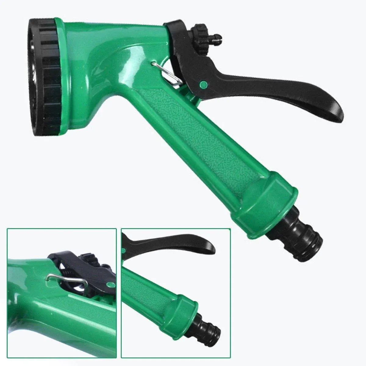 Telescopic Water Hose with Nozzle Garden Sprinkler for Plant Watering Household - 10m