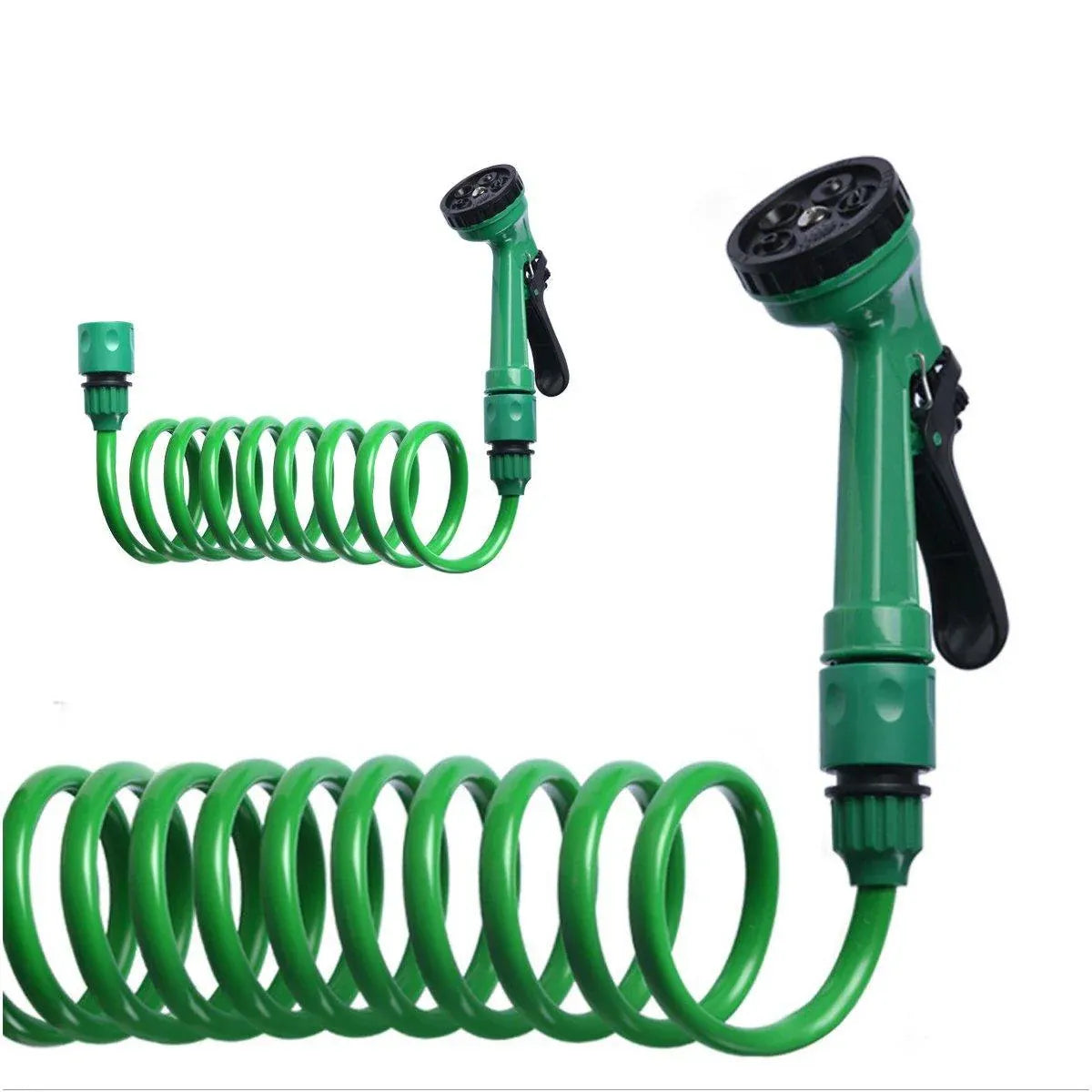 Telescopic Water Hose with Nozzle Garden Sprinkler for Plant Watering Household - 10m