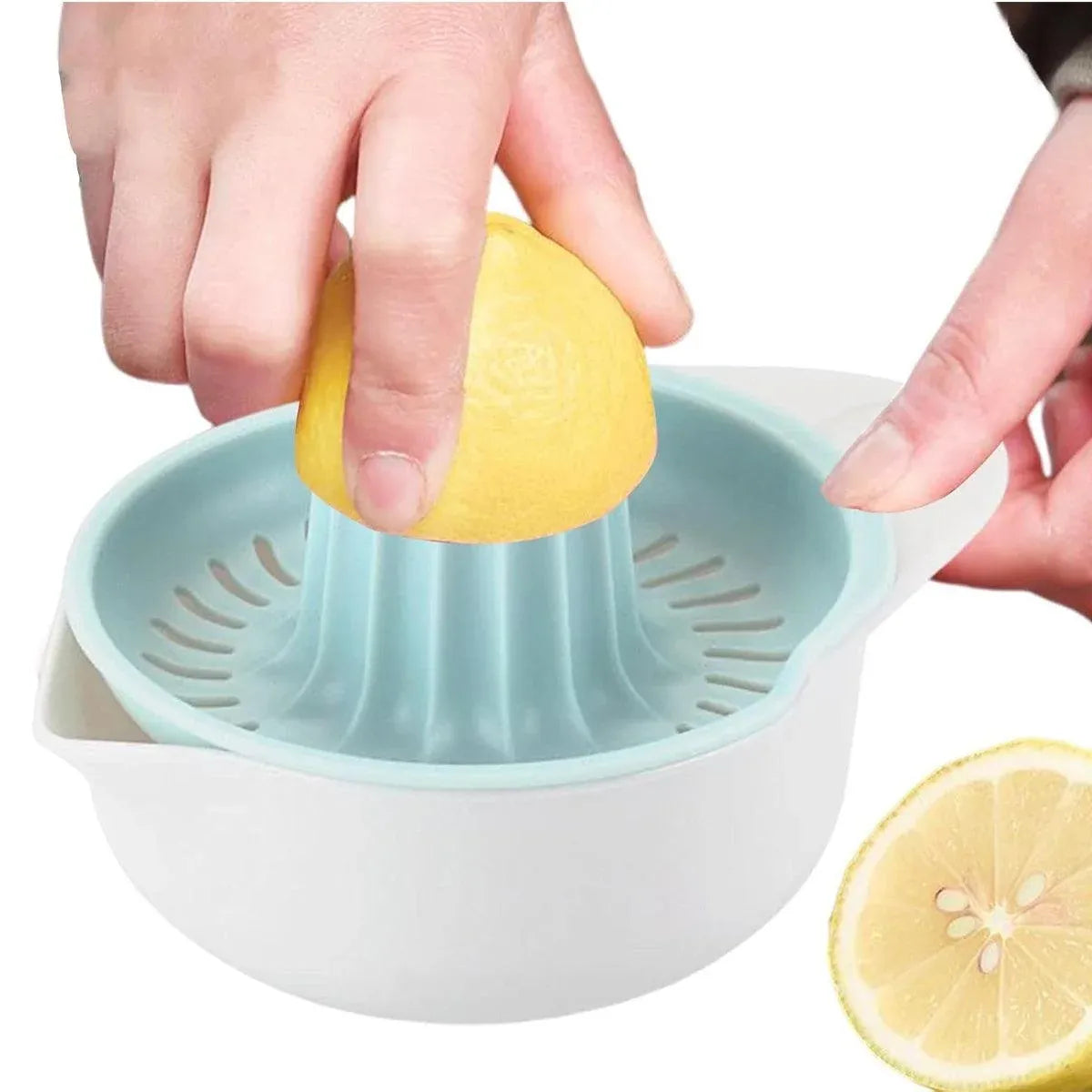 2PCS Home Use Lemon Press Manual Juicer Portable Citrus Squeezer