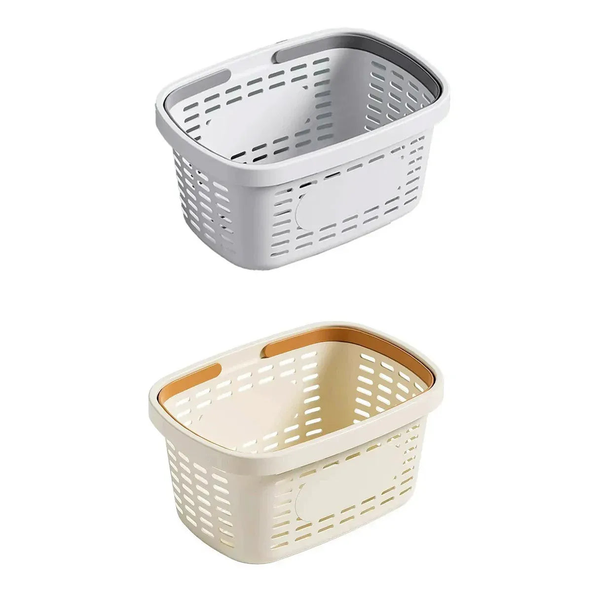 Bathroom Storage Basket Handheld Bath Basket Toiletries Organizer Shower Caddy - Grey