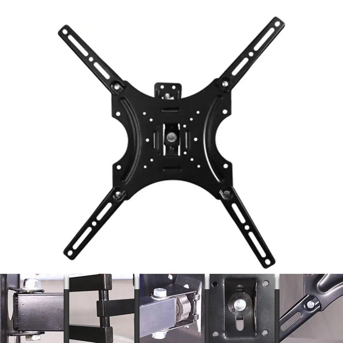 TV Wall Mount Bracket for 32-55 Inch TVs Tilt and Swivel, 1 Piece