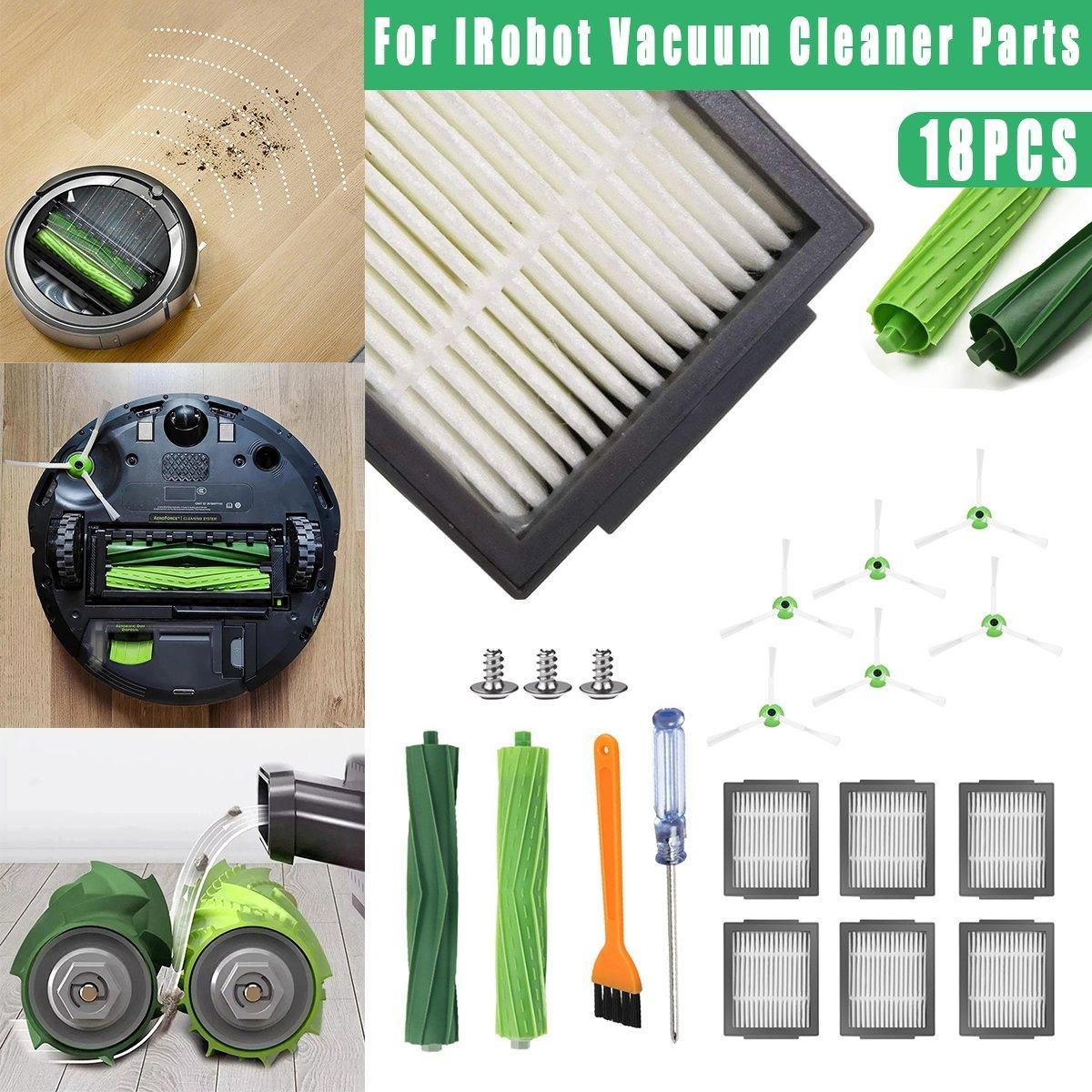 18PCS Sweeper Replacement Parts Main Brush Dust Bag Filter Side Brush Accessory
