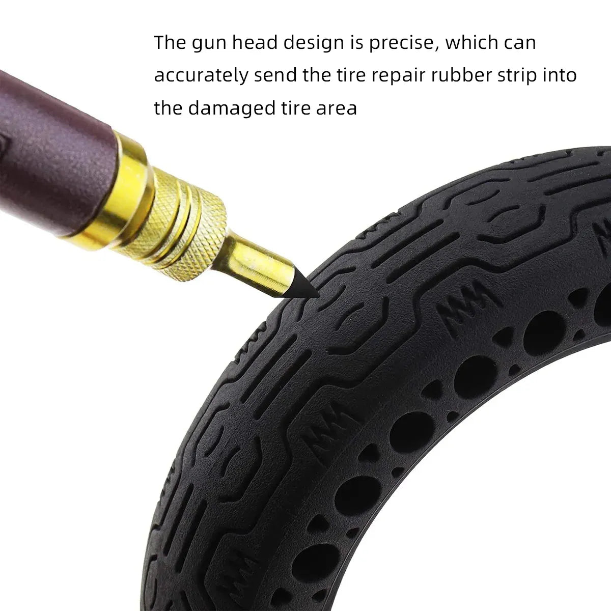 Tire Repair Tool Kit for Vehicle Moto Emergency Flat Tire Puncture Fix Set