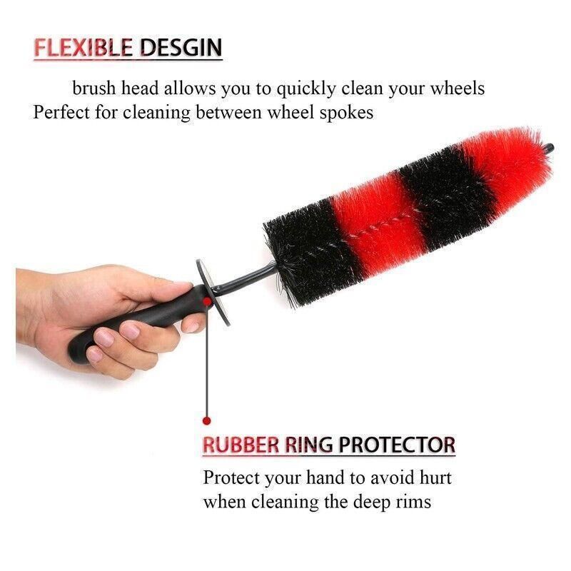 45cm Cleaning Tool Wash Cleaner Tire Rim Scrub Brush Car Vehicle Wheel Hub Brush