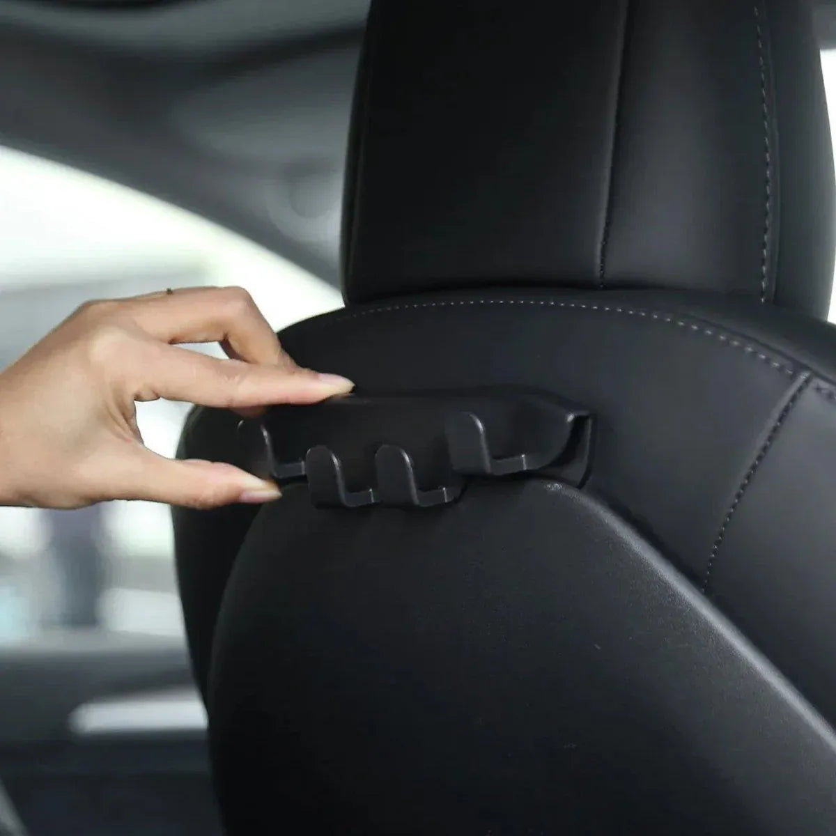 2pcs Hook Hangers for Tesla Model 3 Y Front Row Storage Backrest Organizer