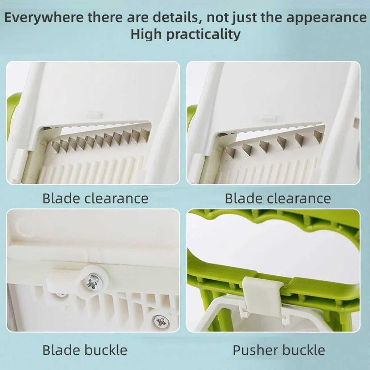 4 in 1 Multifunctional Vegetable Slicer Kitchen Food Chopper Cutting Tool