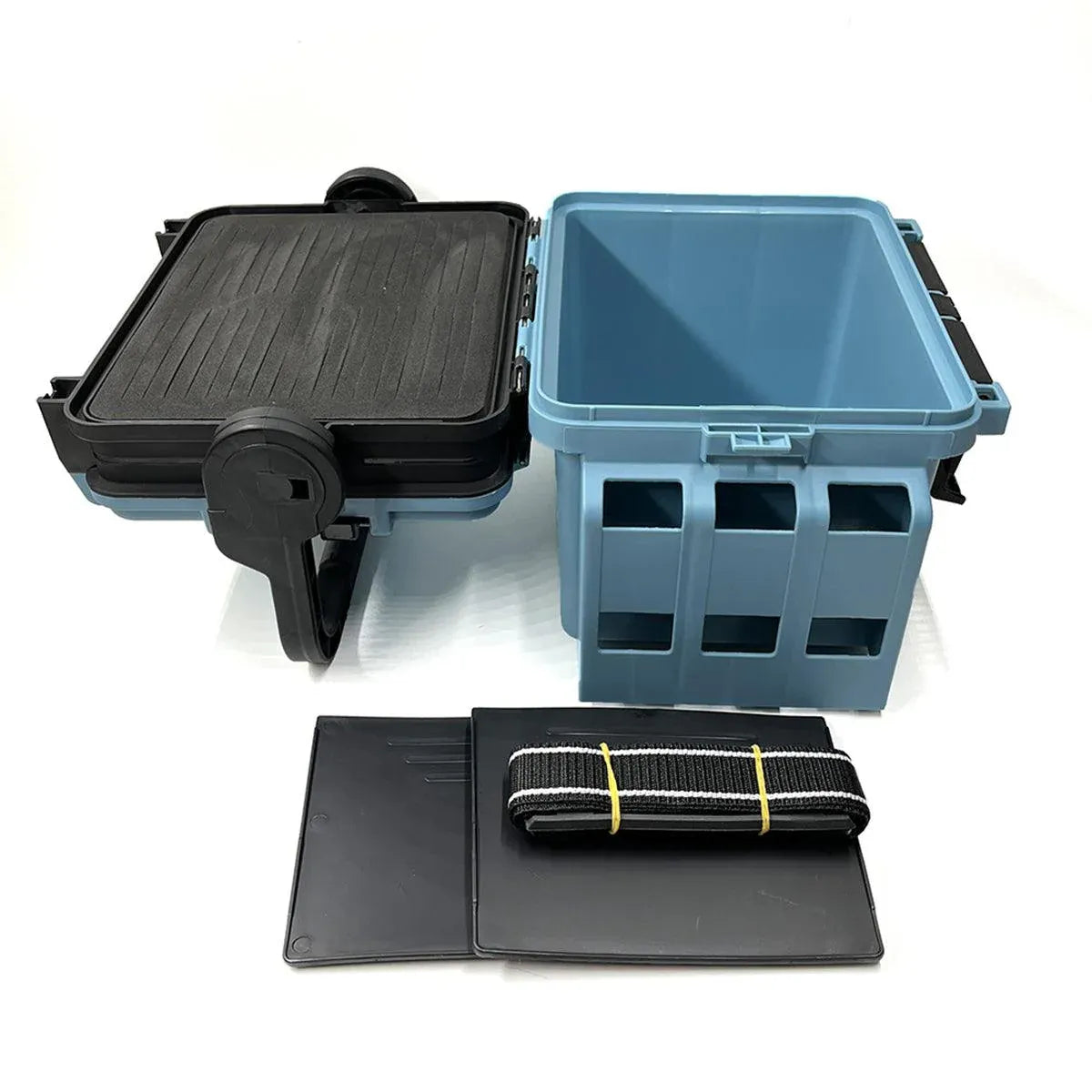 Multifunctional Fishing Tackle Box Portable Gear Storage Case Organizer Tool Box - Green