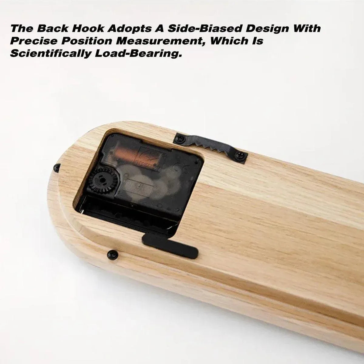 Modern Solid Wood Wall Clock Decorative Home Clock for Living Room Bedroom