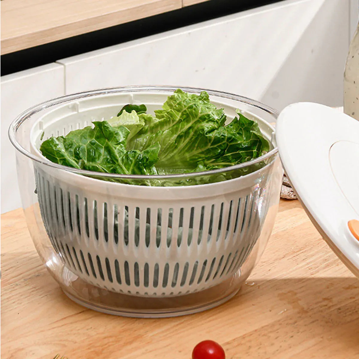 Salad Spinner Vegetable Dryer Fruit Dehydrator Multi Functional Kitchen Tool