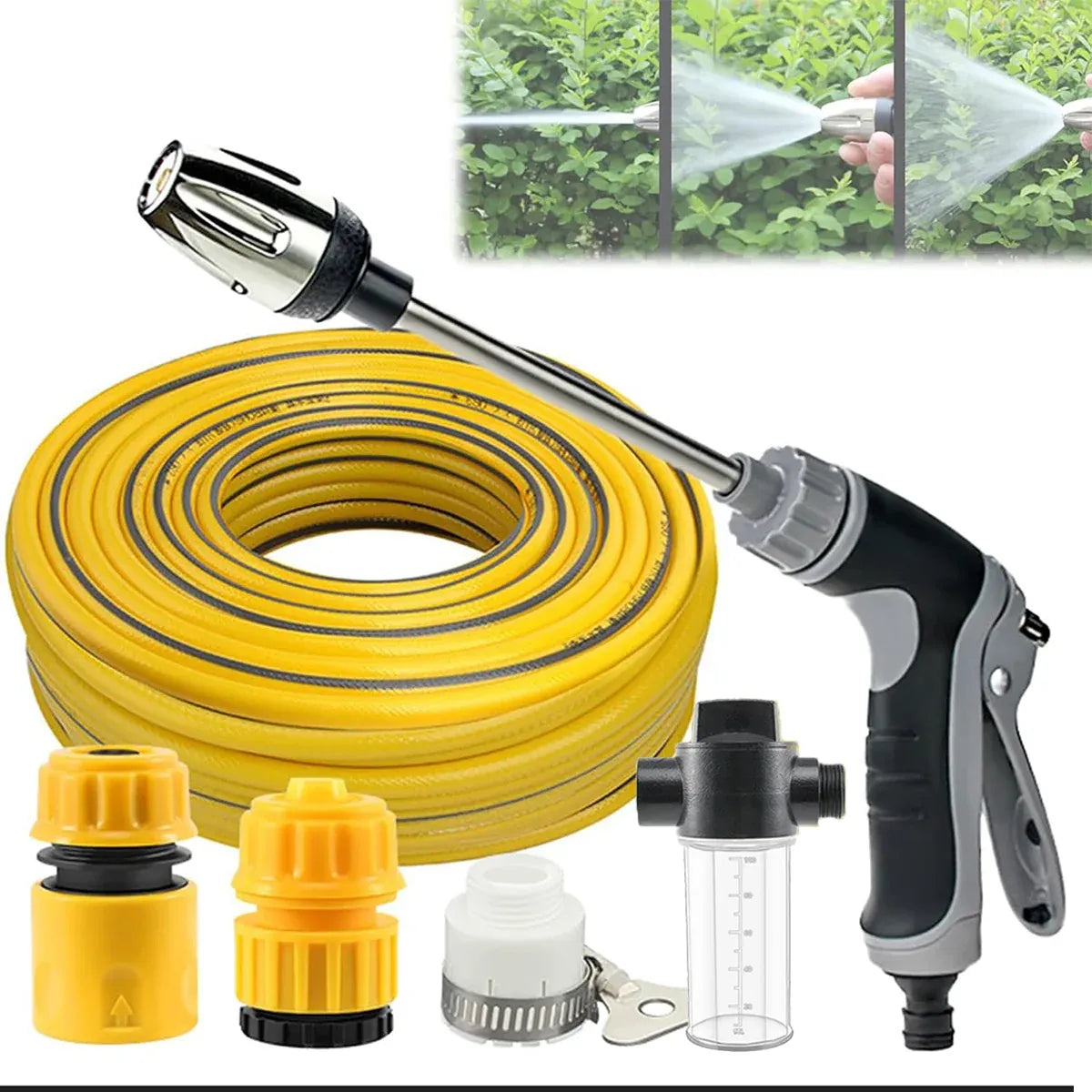 High Pressure Long Pole Water Spray Nozzle Household Car Wash Cleaning Sprayer - Car Wash Sprayer Only