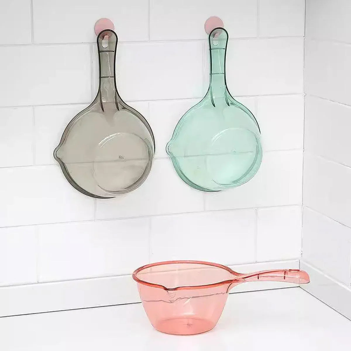 6pcs Household Kitchen Plastic Ladles Durable Cooking Utensils for Soup Serving