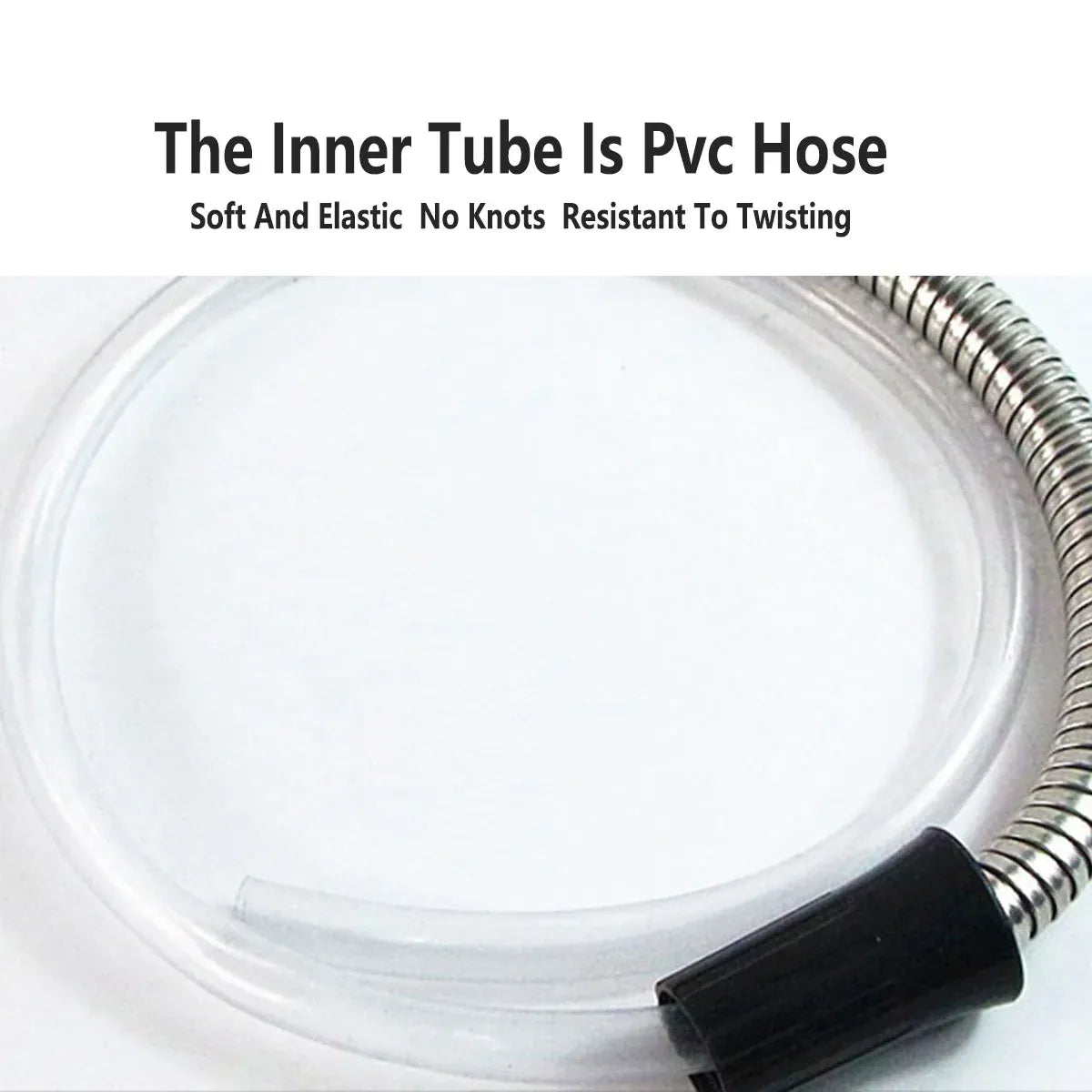 50FT Stainless Steel Garden Water Hose Telescopic Pipe Car Wash Flower Watering