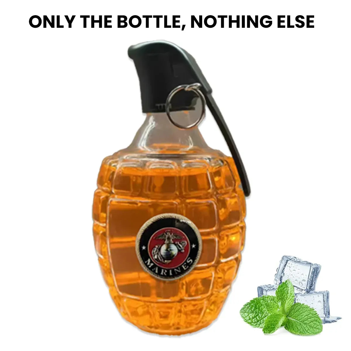 Creative Whiskey Bottle Clear 300ml Home Bar Decor Whiskey Lovers Gift Leak Proof