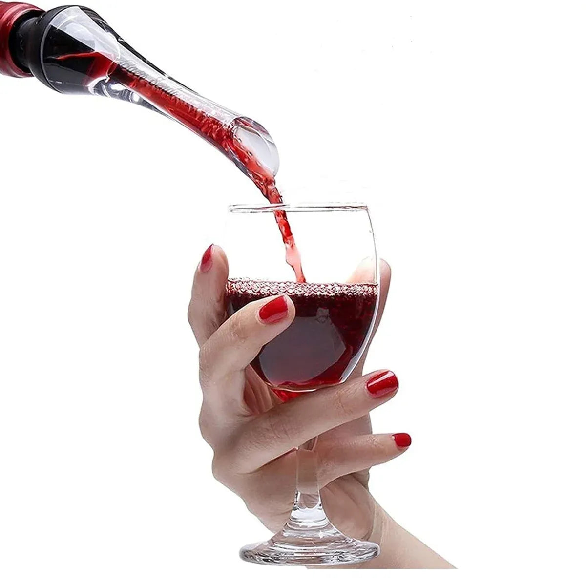 Wine Aerator Pourer with Gift Box Fast Red Wine Air Infusion Single or Three Piece Set - Long Stem Aerator