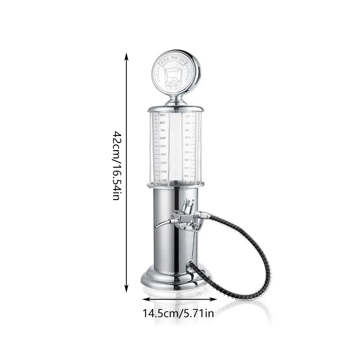 Single or Double Head Wine Dispenser Plastic 1L Capacity Leak Proof Easy Clean - Double Head