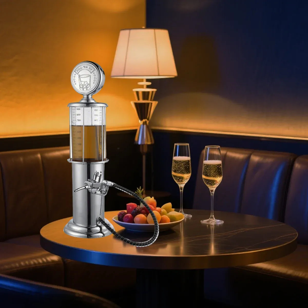 Single or Double Head Wine Dispenser Plastic 1L Capacity Leak Proof Easy Clean - Double Head
