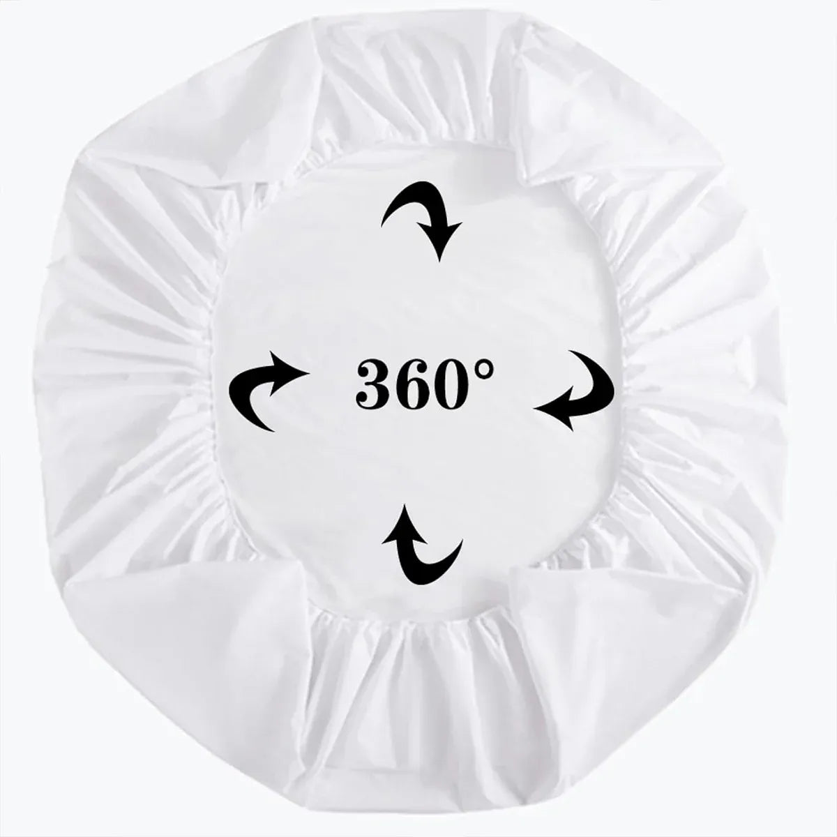 Waterproof Mattress Protector Fitted Sheet Bed Cover for Single King Single Double Queen - 137x190cm