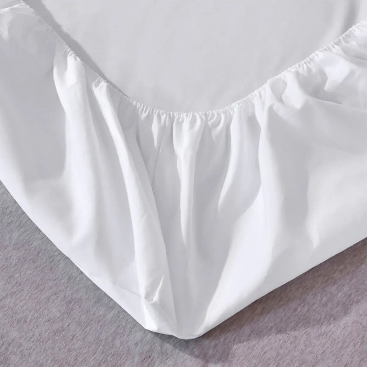 Waterproof Mattress Protector Fitted Sheet Bed Cover for Single King Single Double Queen - 137x190cm