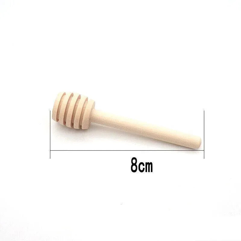 30PCS Mini Wooden Honey Dipper Stick for Honey Jar Dispense Drizzle Party Favors - 30PCS
