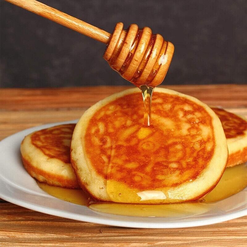 30PCS Mini Wooden Honey Dipper Stick for Honey Jar Dispense Drizzle Party Favors - 30PCS