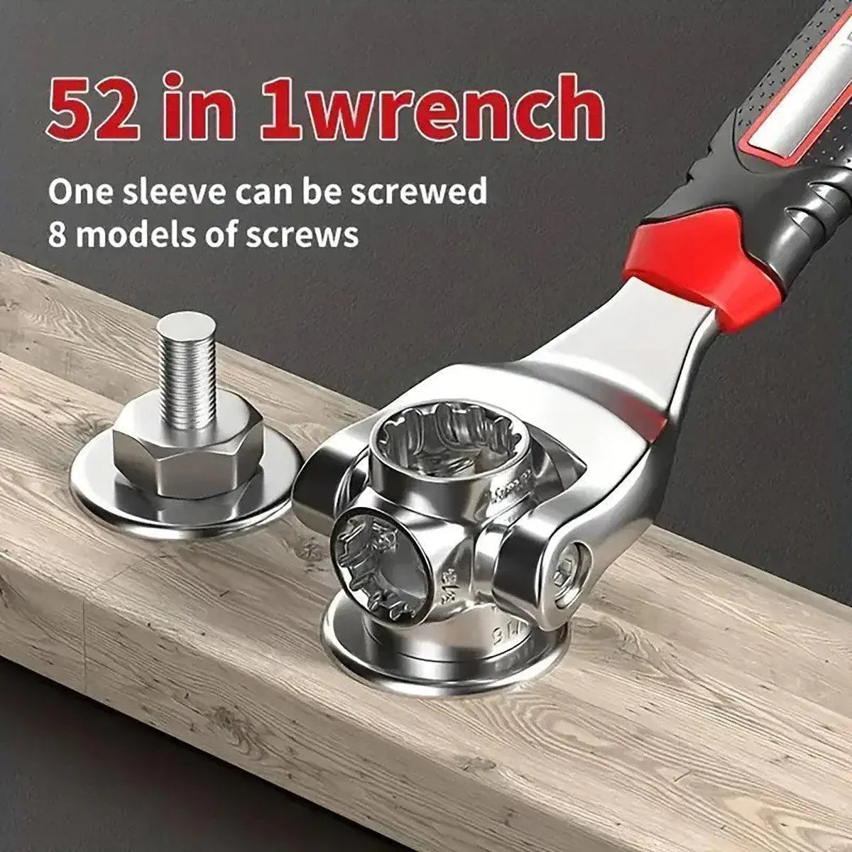 52-in-1 Universal Socket Wrench Multi-Function Multi-Angle Rotary Wrench Tool