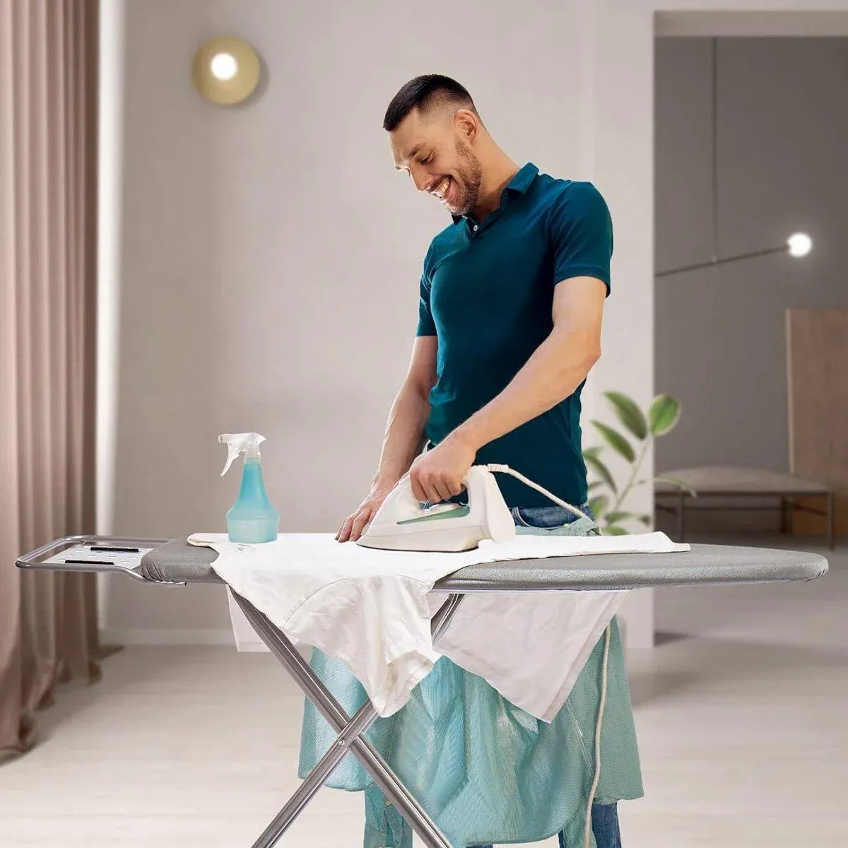 1 Foldable Ironing Board, Grey