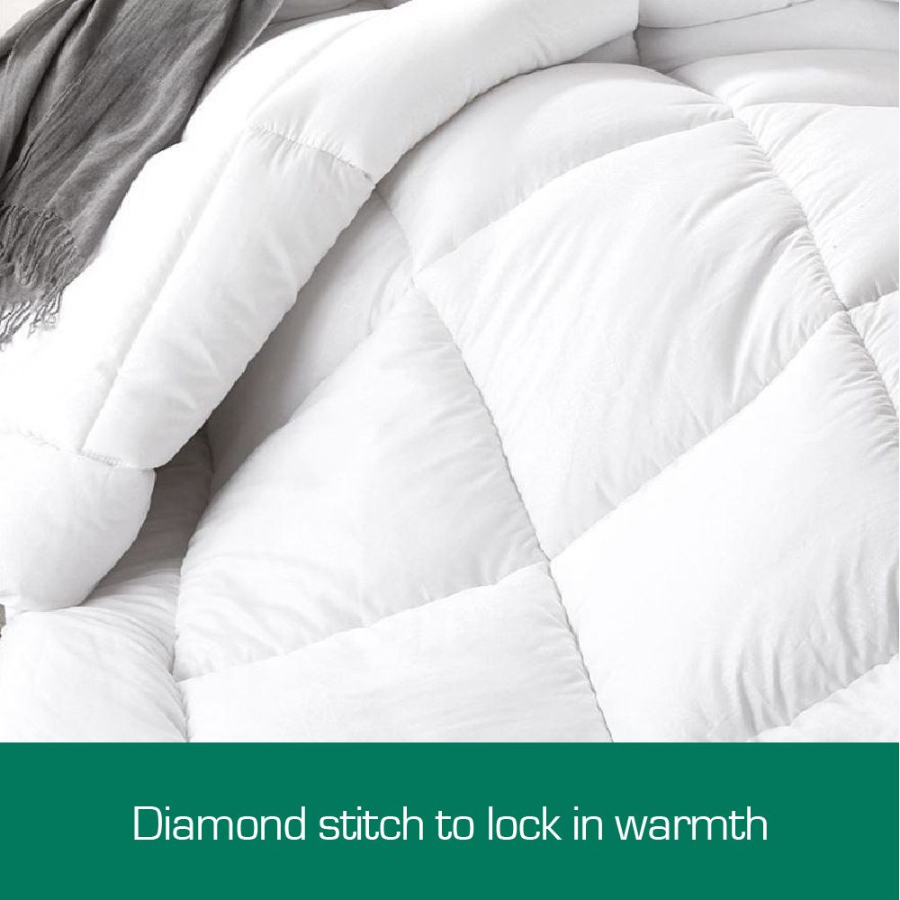 Woolcomfort Aus Made Merino Wool Quilt 350GSM 140x210cm Single Size