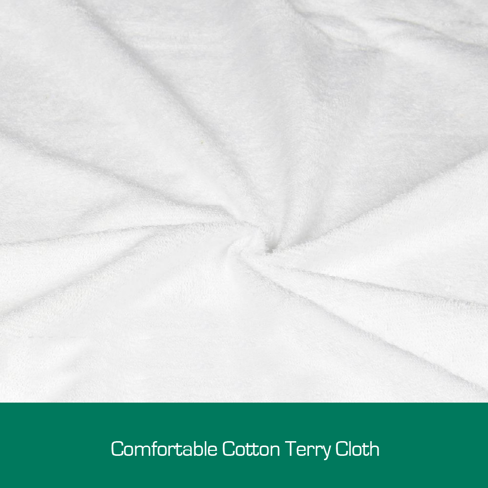 Woolcomfort Cotton Terry Fully Fitted Waterproof Mattress Protector Single Size